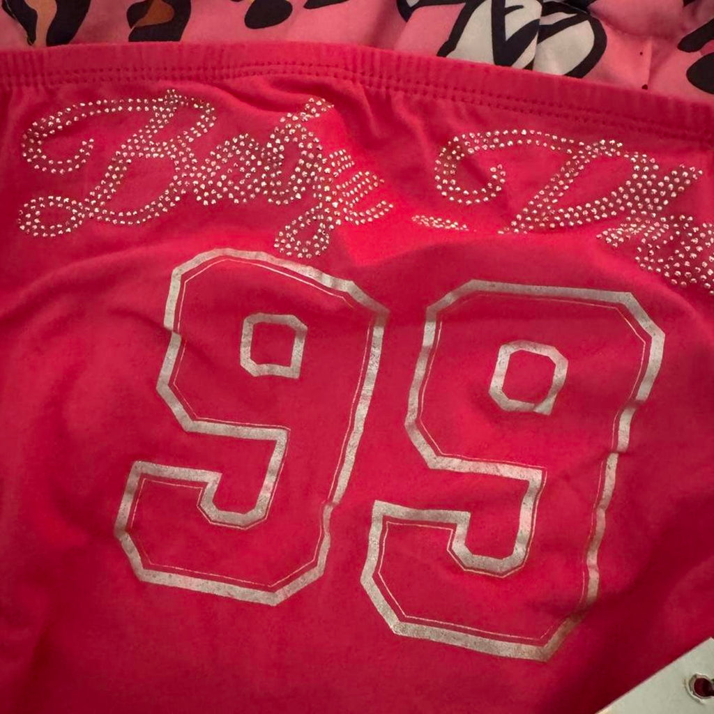 Baby Phat pink baby doll top, back